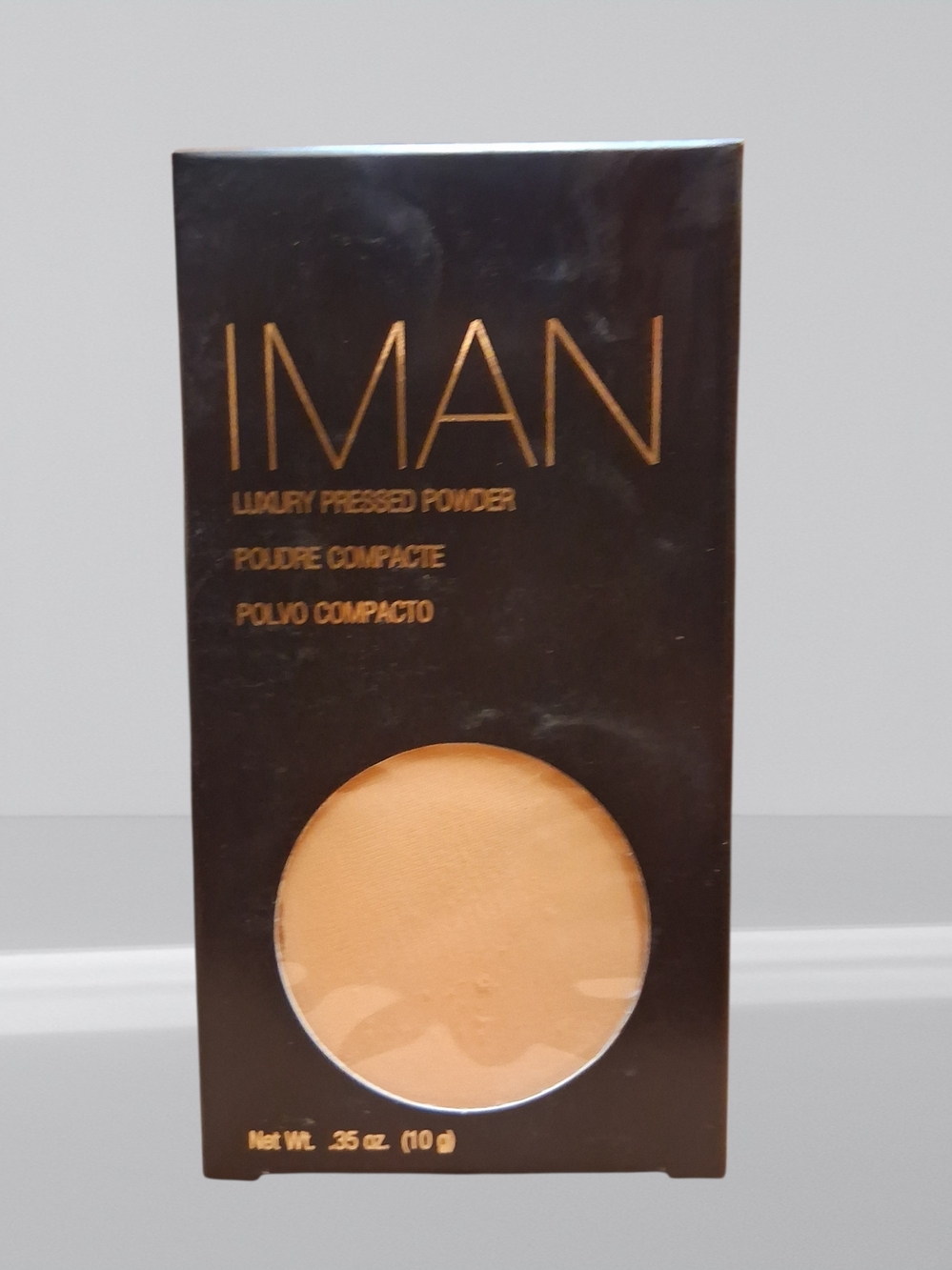 Iman Luxury Pressed Powder - Sand Light Medium
